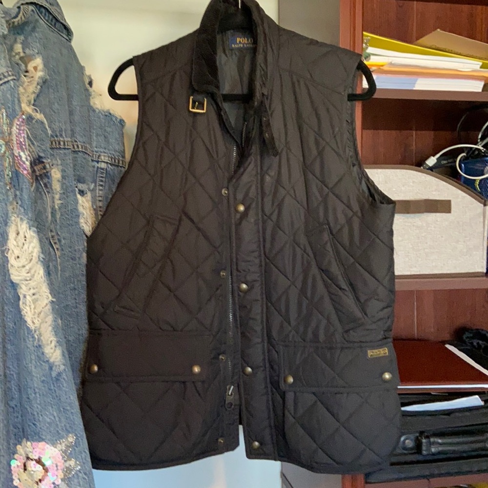 Polo Ralph Lauren Black Quilted Vest